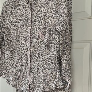 Victoria Secret Leopard Print Pajama Set. So cozy